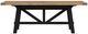 Intercon Hendricks Raven/Rustic Wheat Trestle Table-2