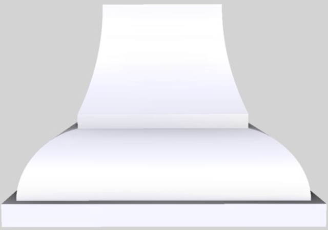 Vent-A-Hood® Designer Series 42" White Wall Mounted Range Hood-0