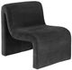 Coaster® Drayton Black Upholstered Curved Accent Chair-0