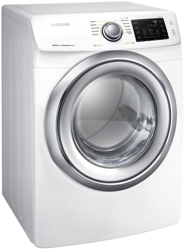 Samsung 7.5 Cu. Ft. White Front Load Gas Dryer-3