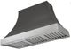 AGA Cascade 48" Slate Wall Mounted Range Hood with Brushed Nickel Trim-0