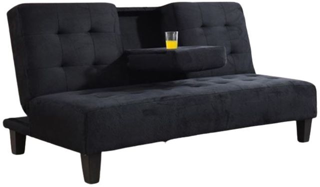 Milton Greens Stars Black Dacron Futon Sofa Bed-0