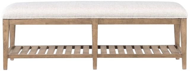 Hooker® Furniture Vineyard Row Sonoma/White Zin Bed Bench-2