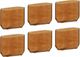 Dovetail Furniture Oakmere 6-Piece Amber Small Vase Set-0