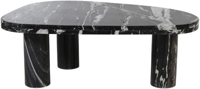 Meridian Furniture Messina Black Marble Coffee Table-1