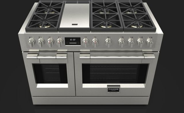 Fulgor Milano Sofia 48" Stainless Steel Pro Style Gas Range-3