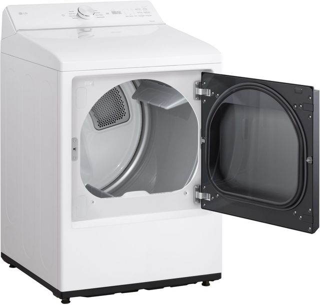 LG 7.3 Cu. Ft. Alpine White Front Load Electric Dryer -3