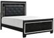 Mazin Furniture Allura Black Queen Bed-1