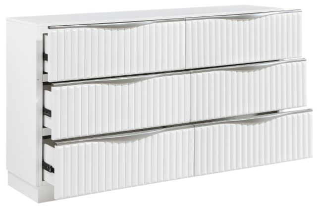 Homelegance® Linea Pearl White Dresser-3