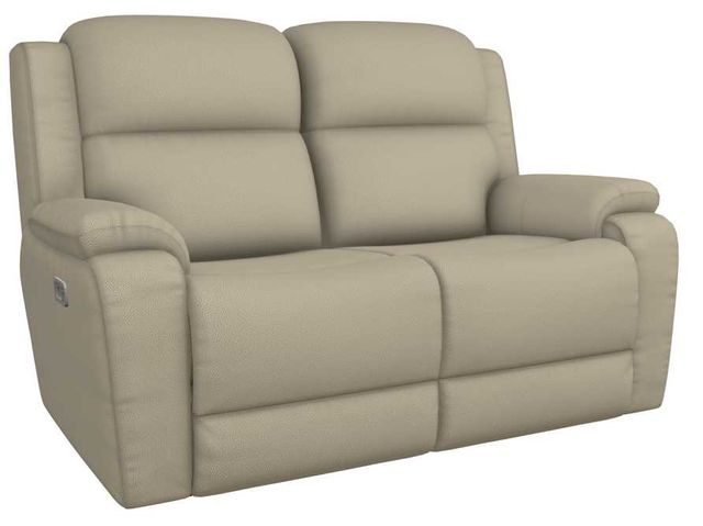 La-Z-Boy® Dorian Sand Power Reclining Loveseat with Headrest and Lumbar-0