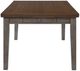 Bernards Will Brown 6-Drawer Dining Table-2