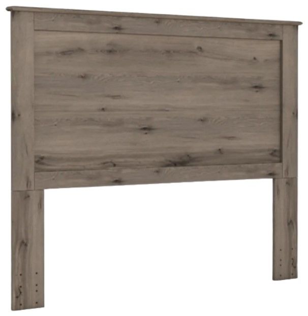 Perdue Woodworks Essentials Weathered Gray Ash Queen/Full Panel Headboard -0