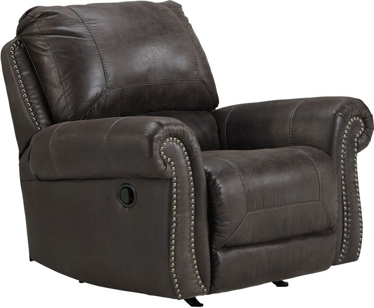 Bench Craft Rocker Recliner Benchcraft® Breville Charcoal Rocker Recliner | Ken's Appliance ...