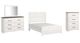 Signature Design by Ashley® Gerridan 4-Piece Gray/White Full Panel Bed Set-0