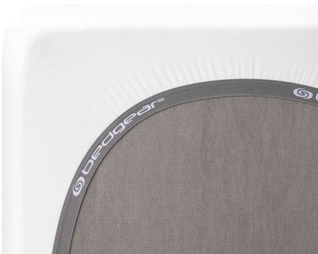 BEDGEAR® Ver-Tex® Silver/White Crib Mattress Protector-4