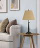 Cal® Lighting & Accessories Madison Beige/Dark Bronze Table Lamp-2