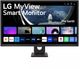 LG 32" Full HD IPS MyView Black Smart Monitor-0