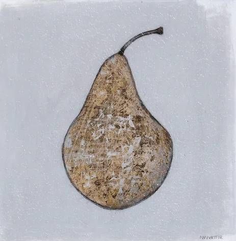 StyleCraft Norman Wyatt Home Gold Pear Wall Art-1