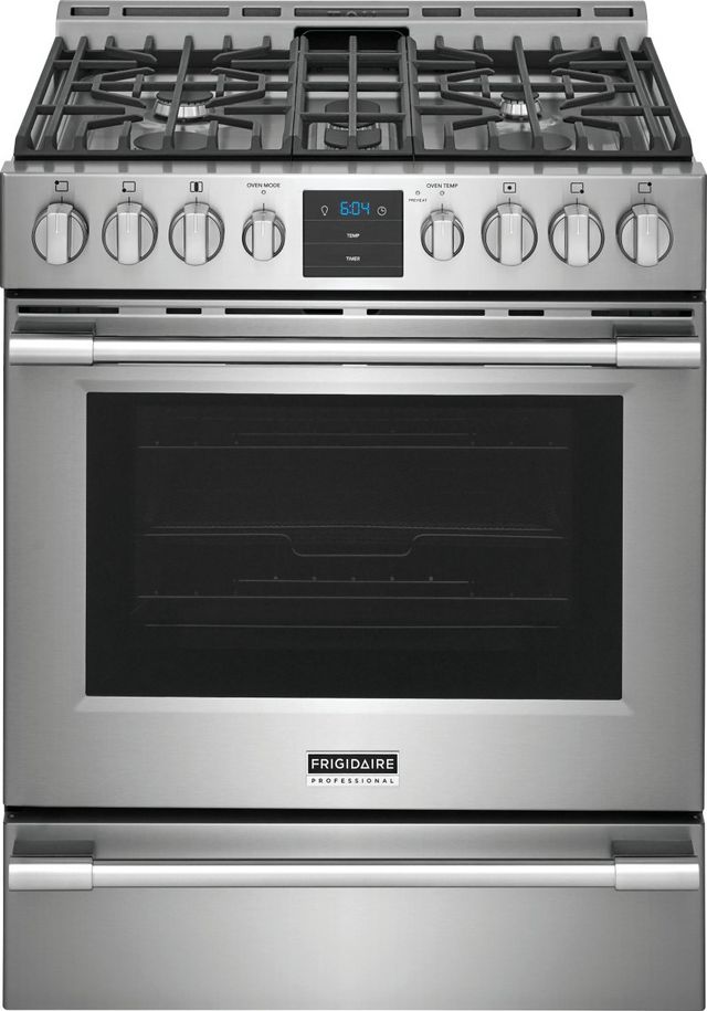 Frigidaire Professional® 30" Stainless Steel Pro Style Gas Range-0