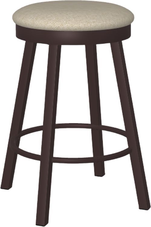 Amisco Customizable Connor Upholstered Swivel Counter Stool-0
