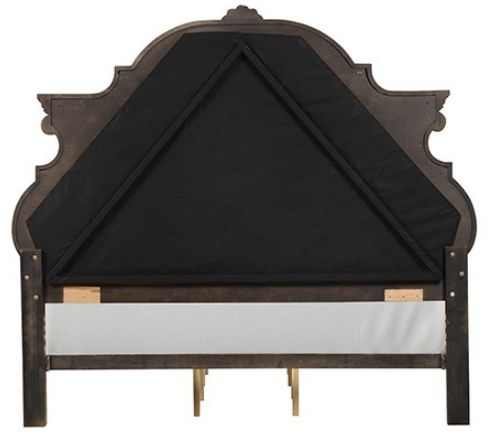 Furniture of America® Leovanni Dark Brown Eastern King Panel Bed-3