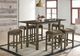 Furniture of America® Gumboro Brown/Chestnut Counter Stool-2