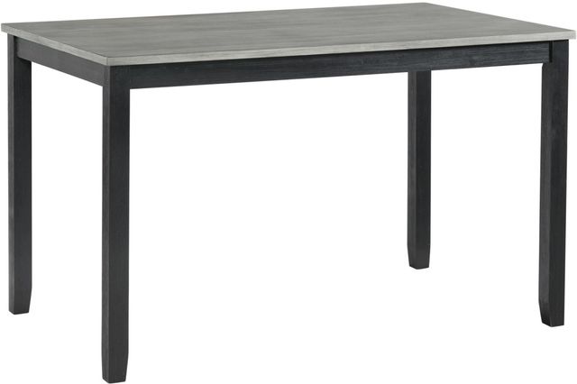 Elements International Martin 6-Piece Black Counter Dining Set-1