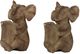 A & B Home Antique Brown Elephant Bookends-0