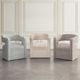 Jofran Inc. Lexy Natural Swivel Accent Chair-4