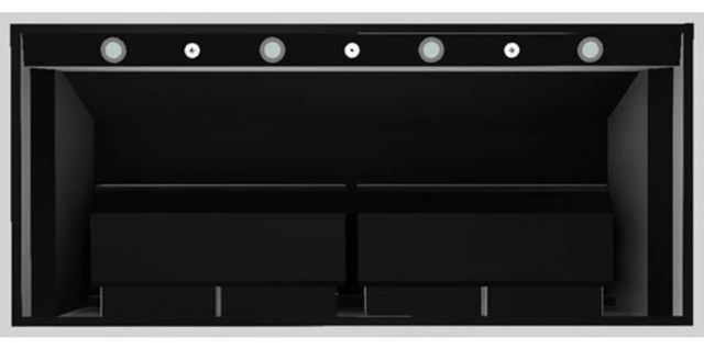 Vent-A-Hood® Designer Series 54" Black Wall Mounted Range Hood-3