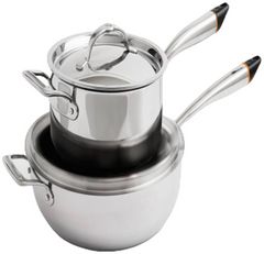 GE® SmartChef 4 Piece Stainless Steel Cookware Set