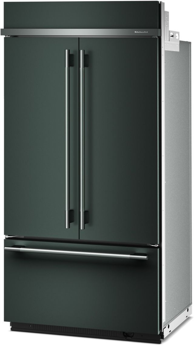 KitchenAid® 42" 24.2 Cu. Ft. Juniper Built-In French Door Refrigerator -3