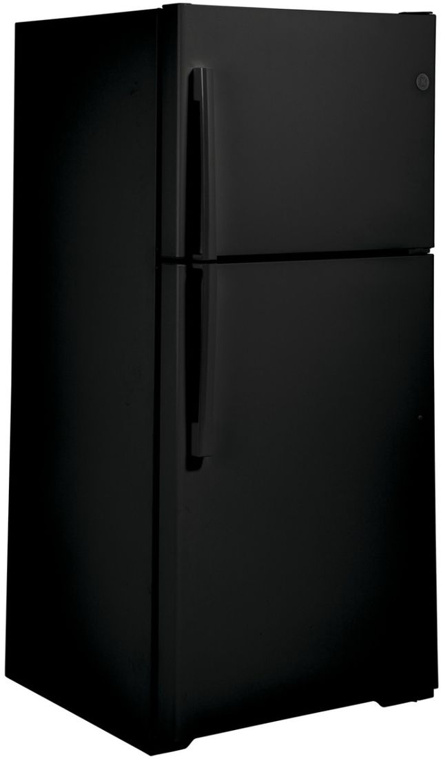GE® 30" 19.1 Cu. Ft. Black Top Freezer Refrigerator-3