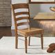 A-America® Bennet Smoky Quartz Ladderback Dining Side Chair-1