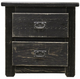 Furniture of America® Ampelios Wire-Brushed Black Nightstand-0
