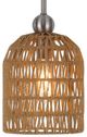 Cal® Lighting & Accessories Depok Burlap Pendant-3