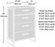 Sauder® Briarbrook® Barrel Oak® 4-Drawer Dresser-4