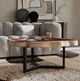 Classic Home Celine Natural Live Edge Coffee Table -1