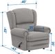 Catnapper® Monarch Sand Manual Rocker Recliner-2