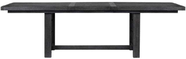 Magnussen Home® Plum Creek Ravenwood Black Trestle Dining Table-3