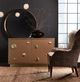 Hooker® Furniture Melange Lottie Dottie Brown Hall Chest with Gold Accents-1