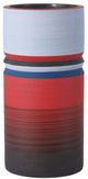 Currey & Company Happy 80's 3-Piece Black/Blue/Orange/Red Vase Set-2