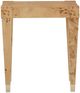 TOV Furniture Brandyss Honey Burl End Table-3