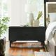 Armen Living Legend Black Glaze Nightstand-1
