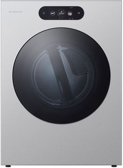 LG Signature 9.0 Cu. Ft. Brushed Platinum Steel Smart Front Load Electric Dryer