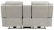 Homelegance® Huron Gray Double Power Reclining Loveseat with Center Console-3