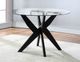 Steve Silver Co.® Amalie 5-Piece Black/Gray Velvet Dining Set-1