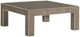 Century® Curate Newport French Gray/Peninsula Square Coffee Table-0