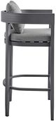 Armen Living Menorca Grey Outdoor Patio Bar Stool-2