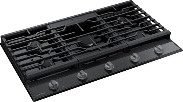 Samsung 36" Fingerprint Resistant Black Stainless Steel Gas Cooktop-2